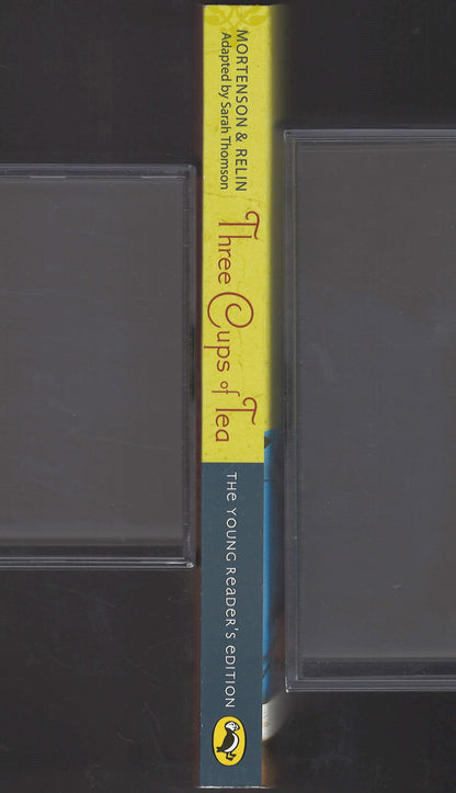 Three Cups of Tea: Young Readers Edition by Greg Mortenson and David Oliver Relin spine