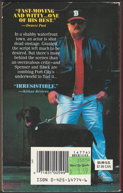 Walking Shadow by Robert Parker back cover
