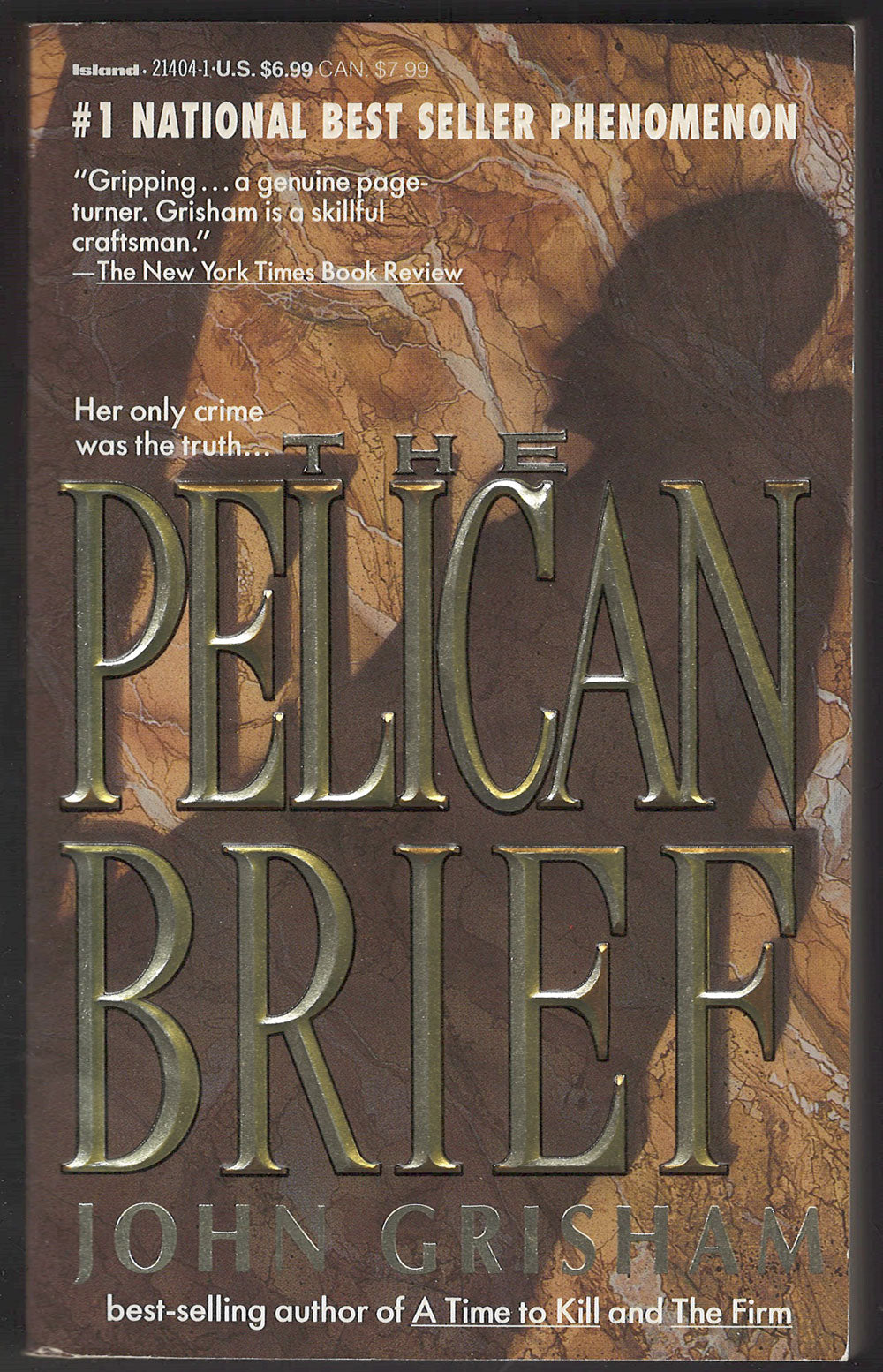 The Pelican Brief by John Grisham front cover