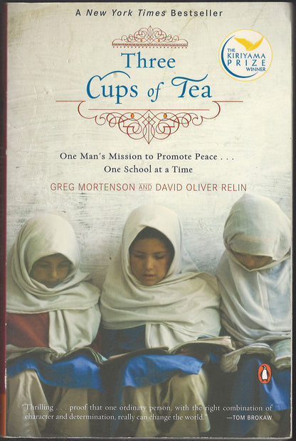 Three Cups of Tea by Greg Mortenson and David Oliver Relin front cover