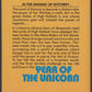 Year of the Unicorn by Andre Norton back cover