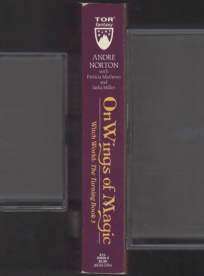 On Wings of Magic by Andre Norton spine