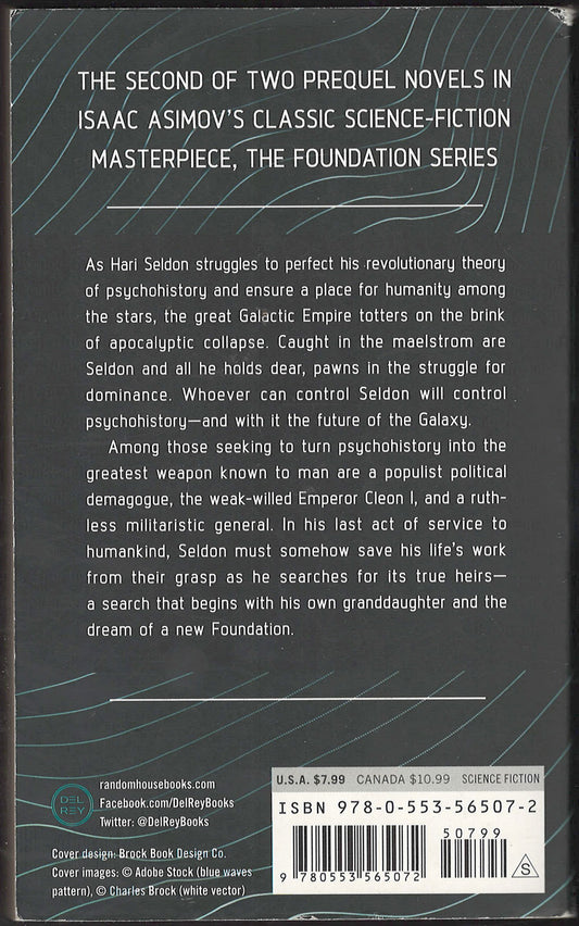 Forward the Foundation by Isaac Asimov back cover