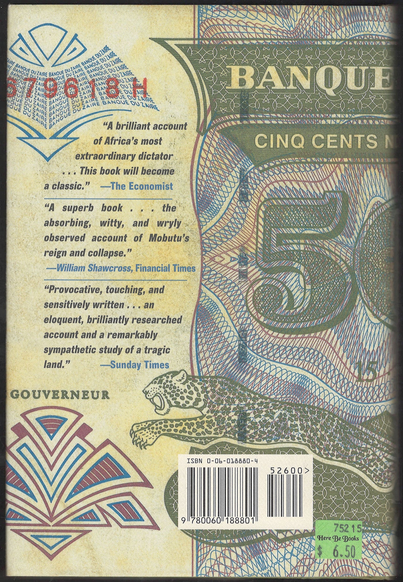 In the Footsteps of Mr. Kurt by Michela Wrong back cover