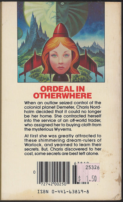 Ordeal in Otherwhere by Andre Norton back cover