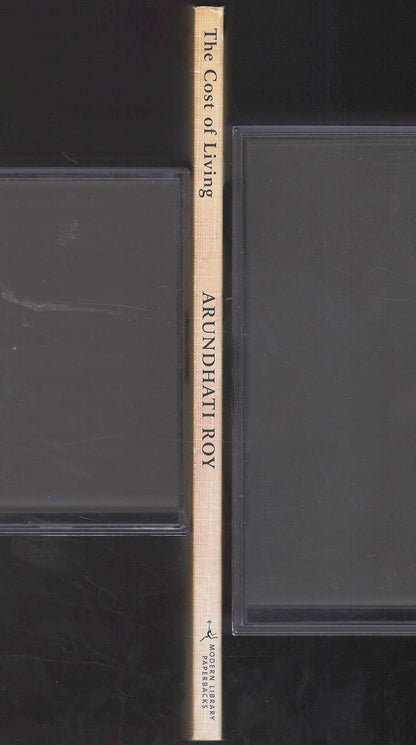The Cost of Living by Arundhati Roy spine
