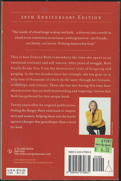 Feeding the Hungry Heart by Geneen Roth back cover