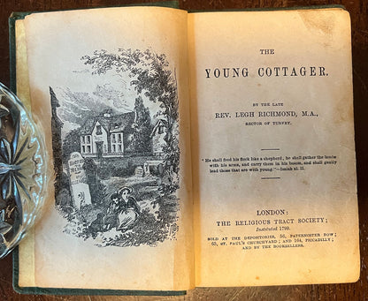 The Young Cottager by Legh Richmond frontis and title page