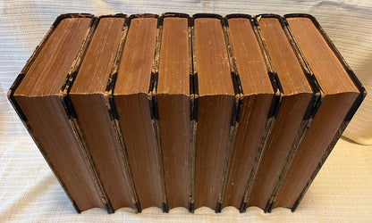 Complete Works of William Shakespeare front and top edges of books