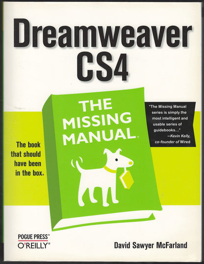 Dreamweaver CS4 The Missing Manual by David McFarland front cover