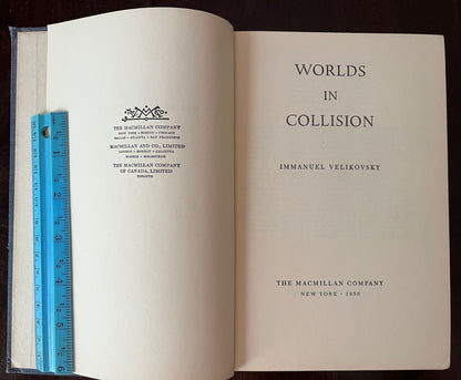 Worlds in Collision by Immanuel Velikovsky title page