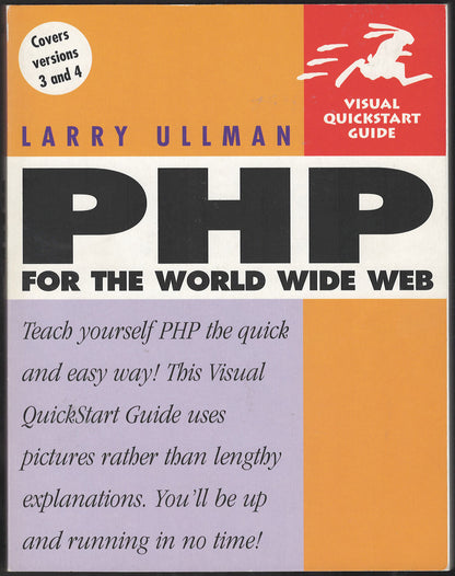 Front cover of PHP for the World Wide Web by Larry Ullman with colorful design and text.