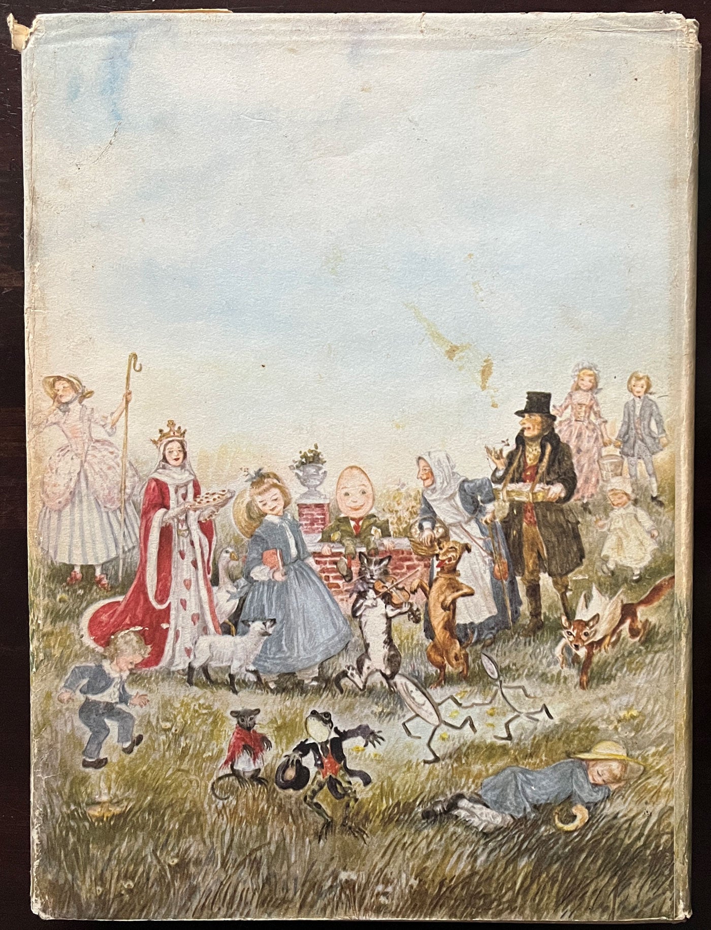 Back cover of Book of Nursery and Mother Goose Rhymes by Marguerite de Angeli 