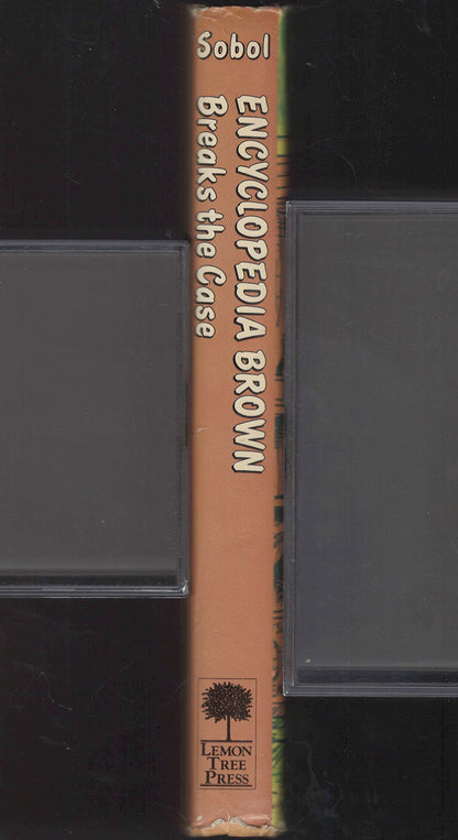 Encyclopedia Brown Breaks the Case by Donald Sobol spine