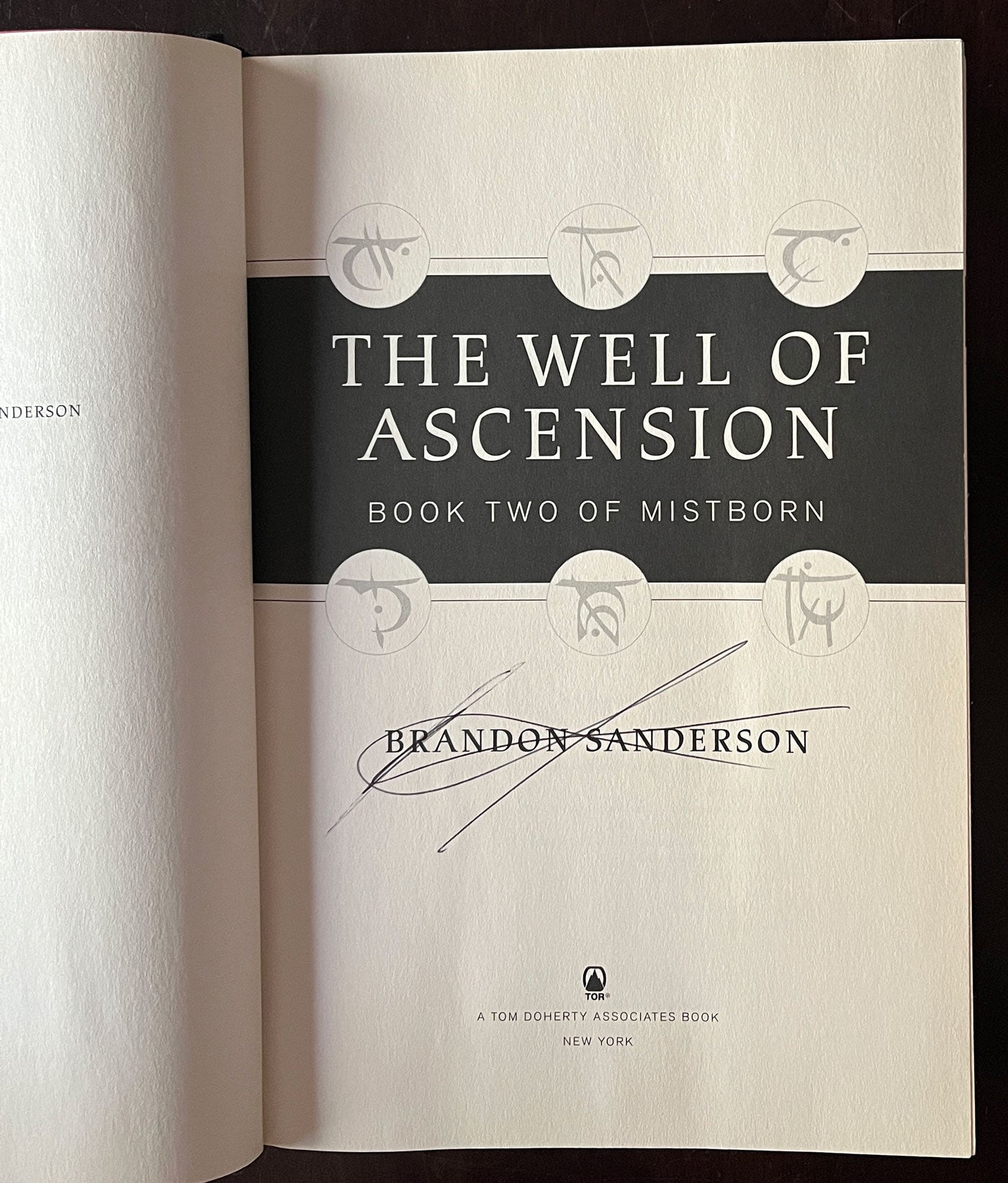 The Well of Ascension by Brandon Sanderson title page