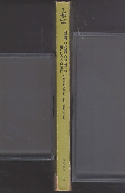 The Case of the Sulky Girl by Erle Stanley Gardner spine