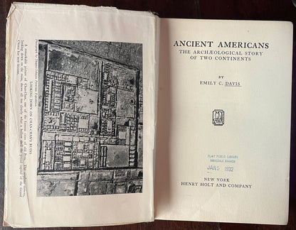 Ancient Americans: The Archaeological Study of Two Continents by Emily Davis title page