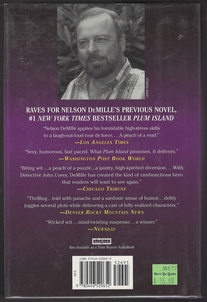 Lion's Game by Nelson DeMille back cover