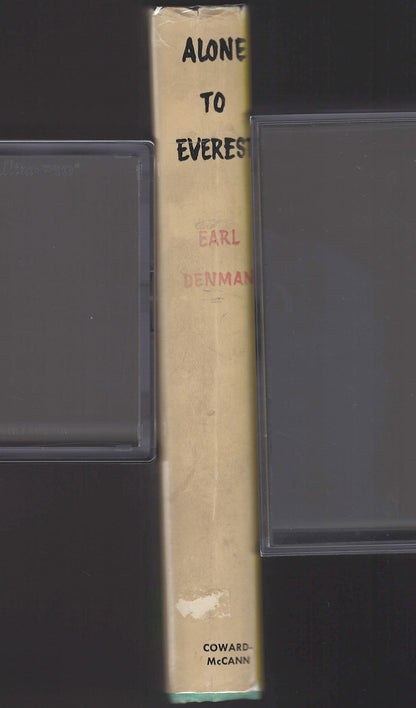 Alone to Everest by Earl Denman pine
