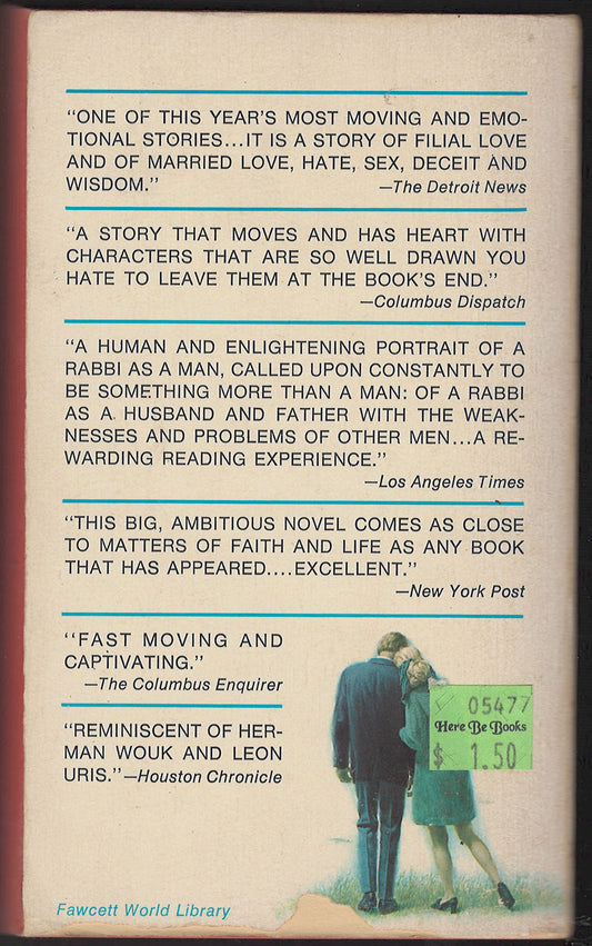 The Rabbi by Noah Gordon back cover