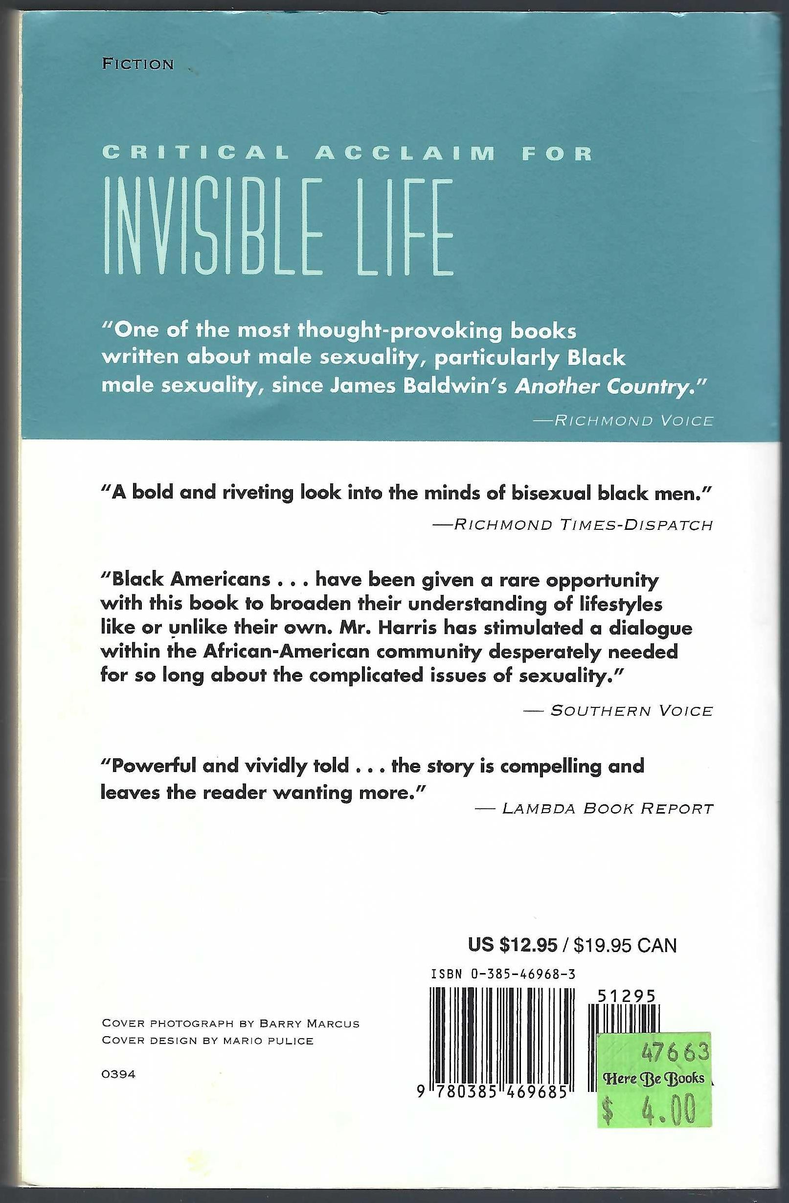 Invisible Life back cover