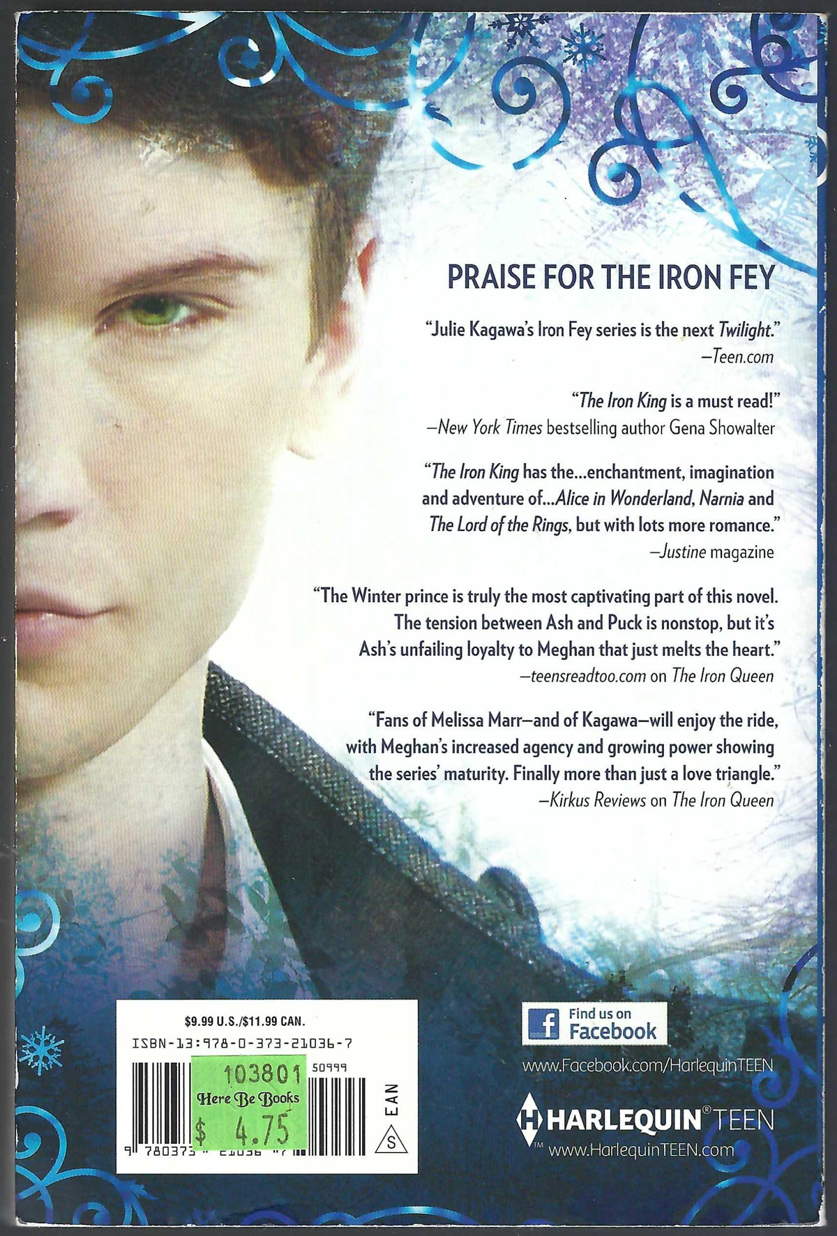 The Iron Knight by Julie Kagawa back cover