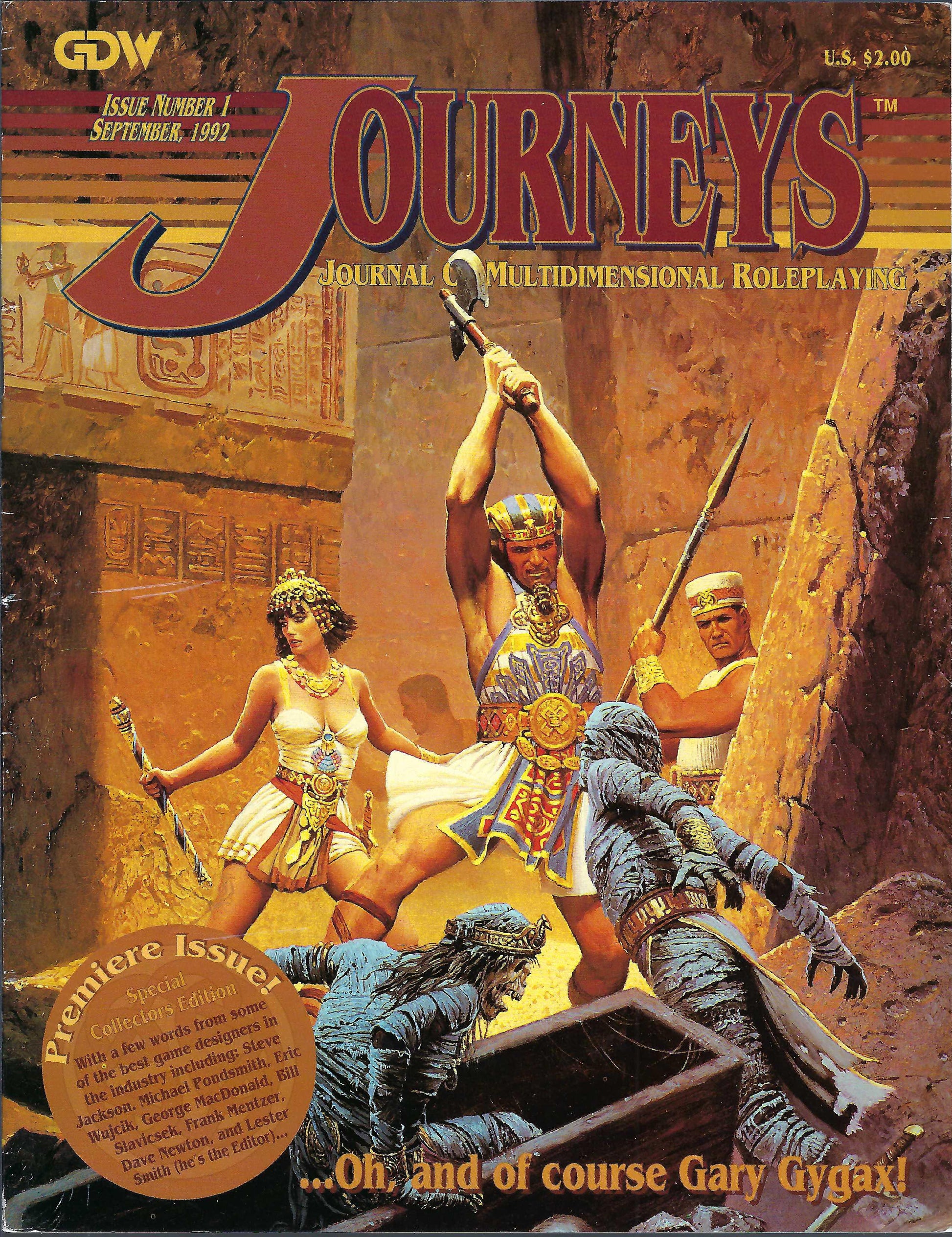 Journeys Journal of Multidimensional Roleplaying front cover