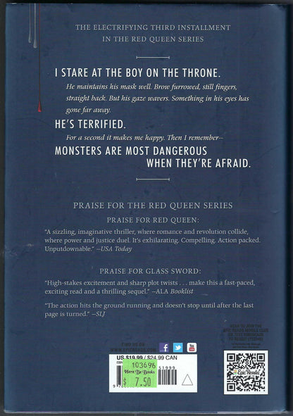 King's Cage by Victoria Aveyard back cover