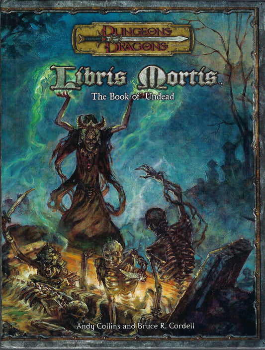 Libris Mortis The Book of the Undead front cover