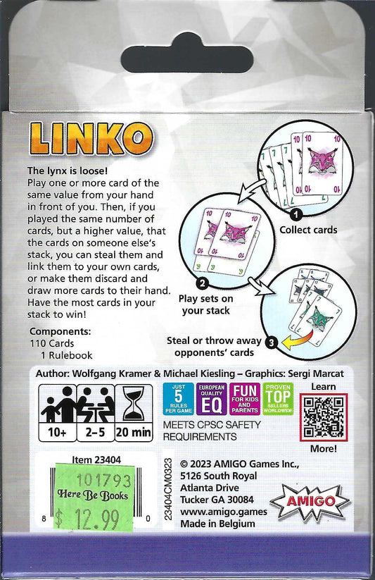 LInko back of box