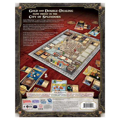 Lords of Waterdeep back of box