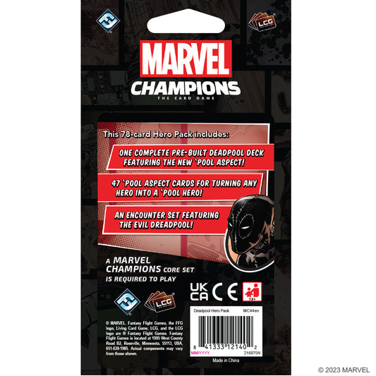 Marvel Champions: Deadpool Hero Pack back
