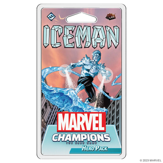 Marvel Champions: Iceman Hero Pack front of package