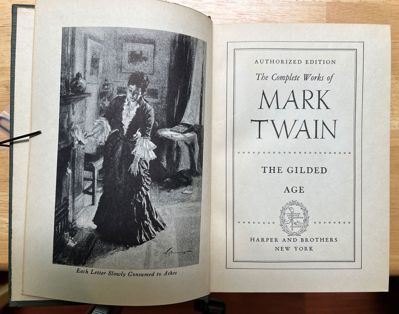 Mark Twain The Gilded Age title page