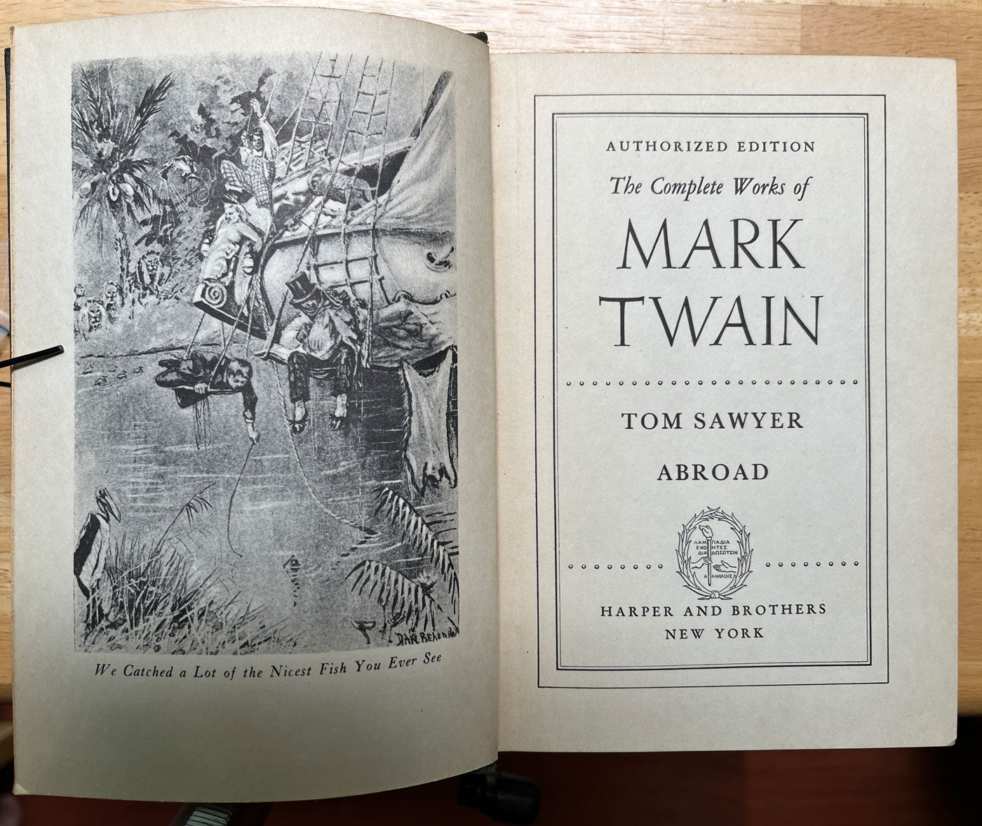 Mark Twain Tom Sawyer Abroad title page