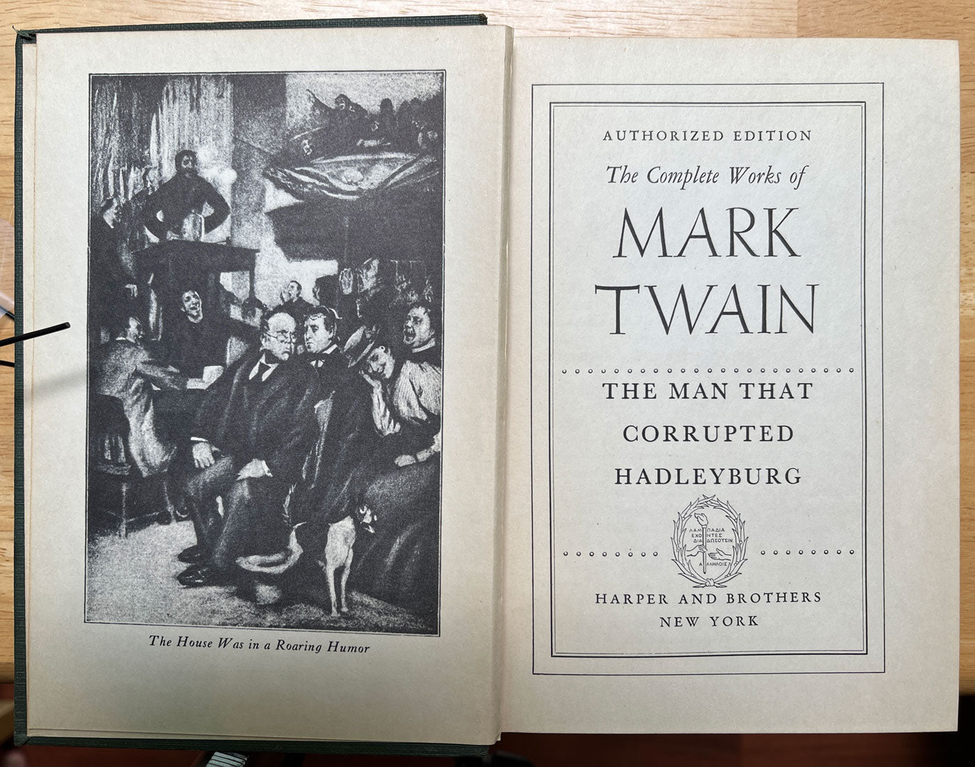 Mark Twain The Man That Corrupted Hadleyburg title page
