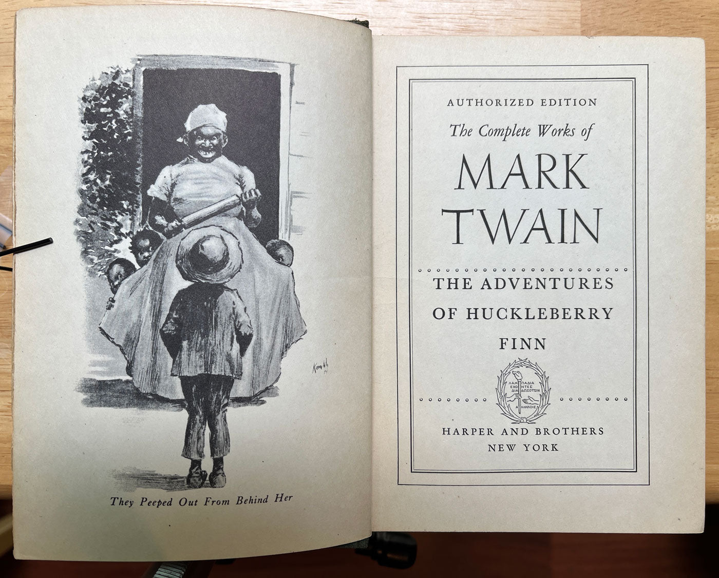 Mark Twain The Adventures of Huckleberry Finn title page