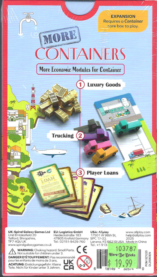 More Containers back of box