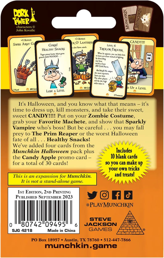 Munchkin Tricky Treats back of package