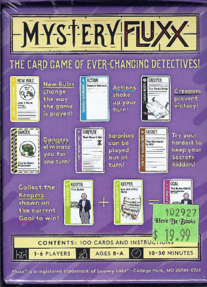 Mystery Fluxx back of box