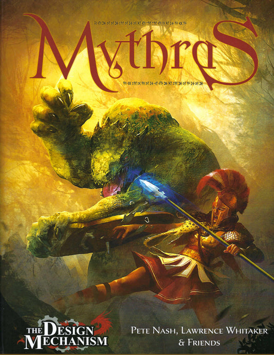 Mythras Core Rulebook by Pete Nash and Lawrence Whitaker front cover