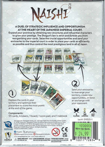 Naishi back of box