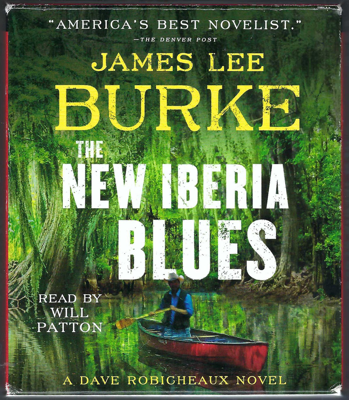 New Iberia Blues Audio Book by James Lee Burke front of box