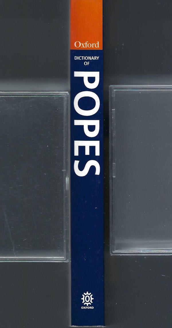 Oxford Dictionary of Popes by J. N. D. Kelly spine
