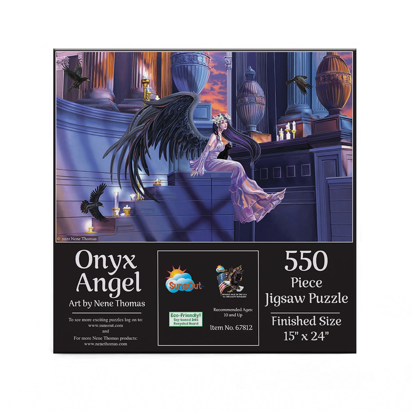 Onyx Angel by Nene Thomas 550 Piece Jigsaw Puzzle