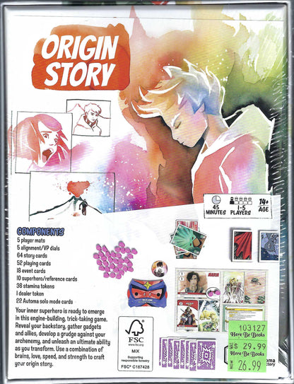 Origin Story back of box