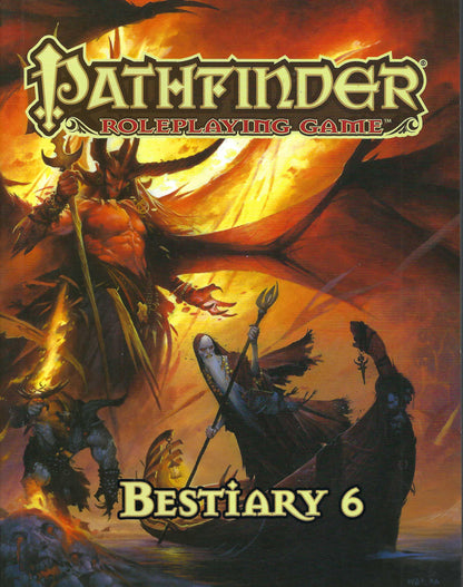 Pathfinder Bestiary 6 front cover