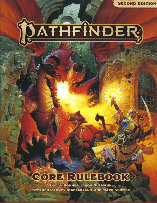 Pathfinder Roleplaying Game Core Rulebook 2nd edition front cover
