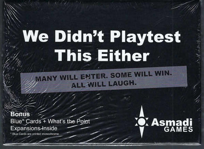 We Didn't Playtest This Either front of box