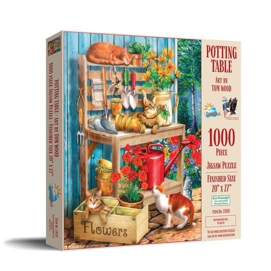 Potting Table 1000 Piece Jigsaw Puzzle
